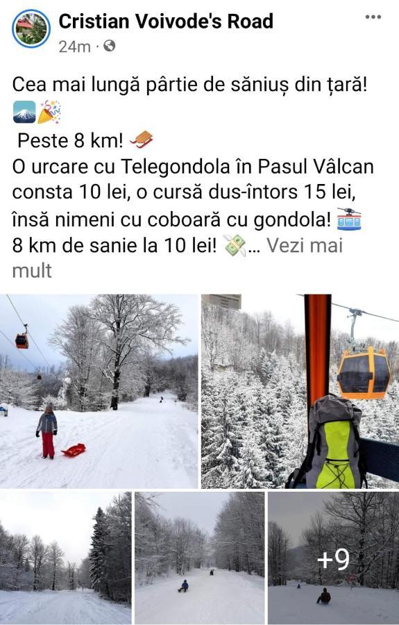 Cabana Drumul Voievodului Vulcan  Екстериор снимка